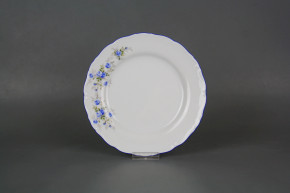 Dessert plate 19cm Ofelia Light blue roses HAL