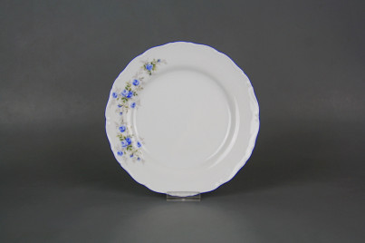 Dessert plate 19cm Ofelia Light blue roses HAL č.1