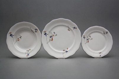 Plate set Alaska Geese 18-piece CML č.1
