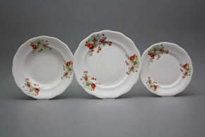 Plate set Alaska Strawberries 18-piece CBB