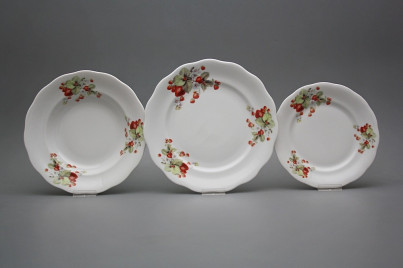 Plate set Alaska Strawberries 18-piece CBB č.1