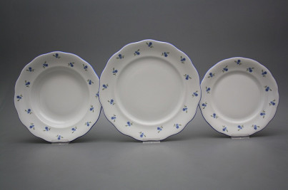 Plate set Alaska Forget-me-not Sprays 24-piece AAL č.1
