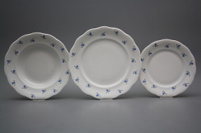 Plate set Alaska Forget-me-not Sprays 24-piece ABB