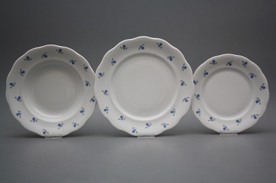 Plate set Alaska Forget-me-not Sprays 24-piece ABB č.1