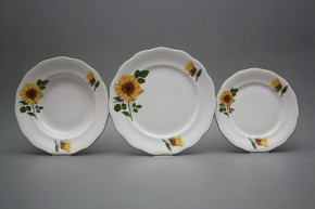 Plate set Alaska Sunflowers 36-piece CZL