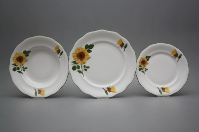 Plate set Alaska Sunflowers 36-piece CZL č.1