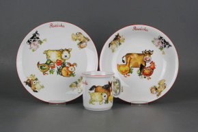 Dinning set Animal farm VARIOUS MOTIVES BB