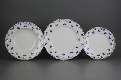 Plate set Marie Louise Meadow flowers Sprays 36-piece KPL LUX č.1