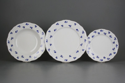 Plate set Marie Louise Meadow flowers Sprays 24-piece KPL č.1