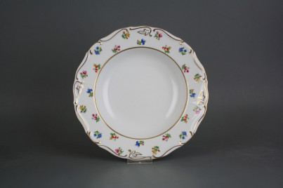 Deep plate 23cm Marie Louise Flower sprays A2GL LUX č.1