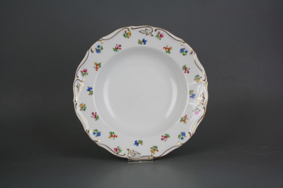 Deep plate 23cm Marie Louise Flower sprays AGL LUX č.1