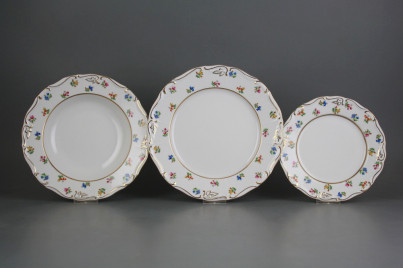 Plate set Marie Louise Flower sprays 36-piece K2GL LUX č.1