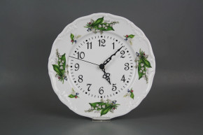 Plate clock Marie Louise Lilies of valley ABB