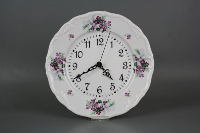 Plate clock Marie Louise Sweet violets KBB č.1