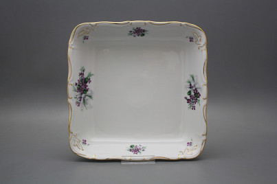 Dish square 25cm Marie Louise Sweet violets KGL LUX č.1