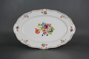 Oval dish 32cm Marie Louise Pearl JGL LUX