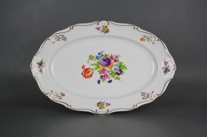 Oval dish 32cm Marie Louise Pearl JGL LUX č.1