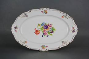 Oval dish 34cm Marie Louise Pearl JGL LUX