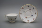 Tea cup 0,18l and saucer Maria Teresa Bouquet Sprays GL č.2