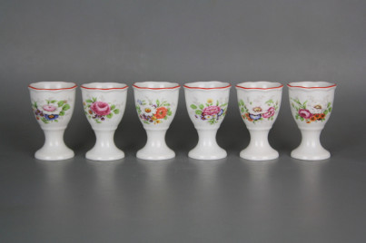 Egg cup Rokoko Meissen bouquet CL č.1