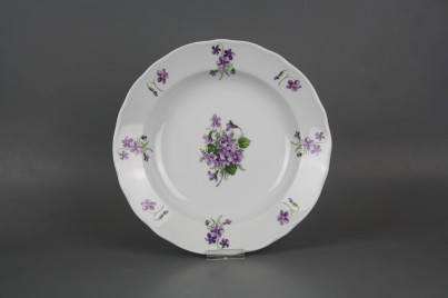 Deep plate 24cm Rokoko Violets JBB č.1