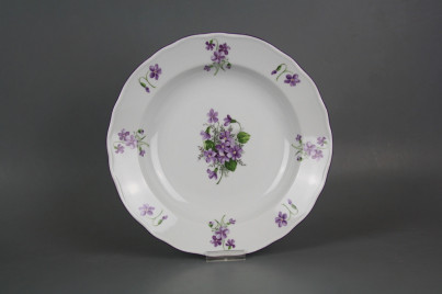 Deep plate 24cm Rokoko Violets JFL č.1