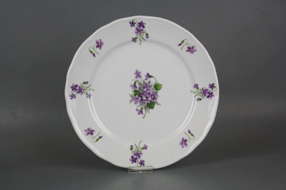 Flat plate 26cm Rokoko Violets JBB č.1
