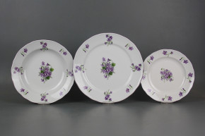 Plate set Rokoko Violets 24-piece JFL