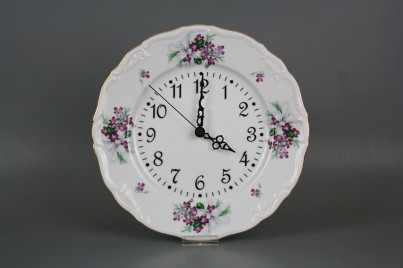 Plate clock Marie Louise Sweet violets KGL č.1