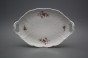 Oval dish 29cm with holders Opera Pink roses BB č.2