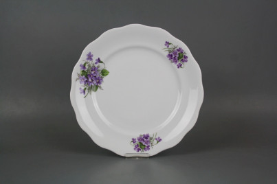 Flat plate 24cm Alaska Violets CBB č.1
