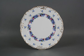 Flat plate 25cm Marie Louise Forget-me-not KGL LUX