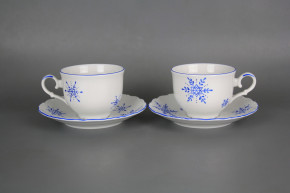 Tea cup 0,18l with saucer Ofelia Snowflakes AL