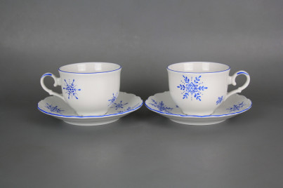 Tea cup 0,18l with saucer Ofelia Snowflakes AL č.1