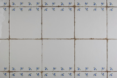 Tile Forli Blanco 15x15cm Forget-me-not Sprays K č.1