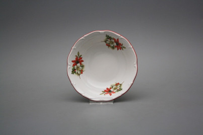 Salad dish 13cm Ofelia Poinsettia CCL č.1