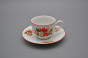 Tea cup 0,18l with saucer Ofelia Poisettia CL č.3