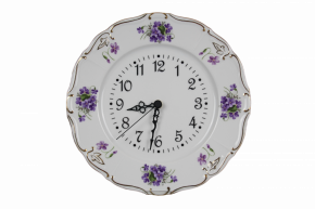 Plate clock Marie Louise Violets KGL LUX