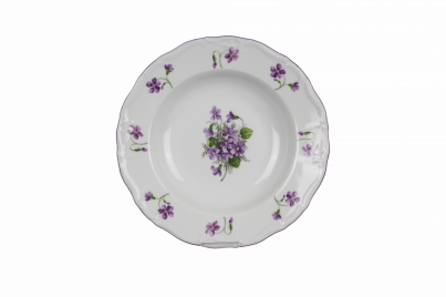 Deep plate 23cm Marie Louise Violets JFL č.1