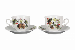 Tea cup 0,18l with saucer Ofelia Pine Cones BB Tea cup 0,18l with saucer Ofelia Pine Cones BB