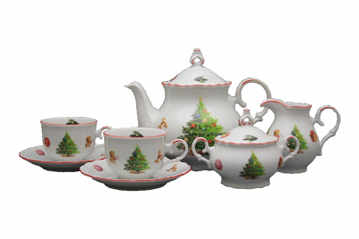 Tea set Ofelia Christmas Tree 15-piece CL č.1