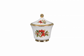 Sugar bowl 0,4l Margaret Poinsettia GL LUX Sugar bowl 0,4l Margaret Poinsettia GL LUX