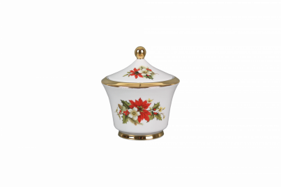 Sugar bowl 0,4l Margaret Poinsettia GL LUX č.1