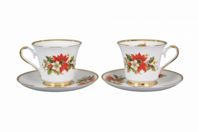 Cup 0,22l and saucer Margaret Poinsettia GL LUX č.1