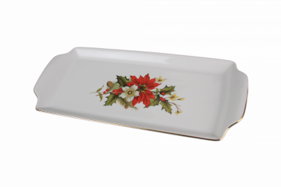 Tray square 36cm Margaret Poinsettia IGL č.1
