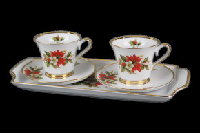 Friendly set Margaret Poinsettia 5-piece GL LUX Friendly set Margaret Poinsettia 5-piece GL LUX