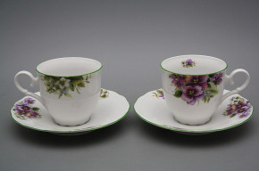 Coffee cup 0,18l and saucer Ofelia Pansy ZL