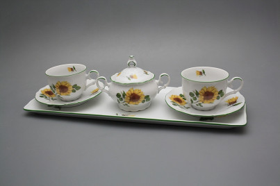 Friendly tea set with sugar bowl Ofelia Sunflowers 6-piece EZL č.1