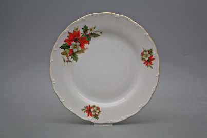 Flat plate 25cm Ofelia Poinsettia CGL č.1