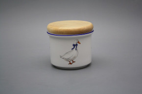 Box with wooden cover A - small Geese ML